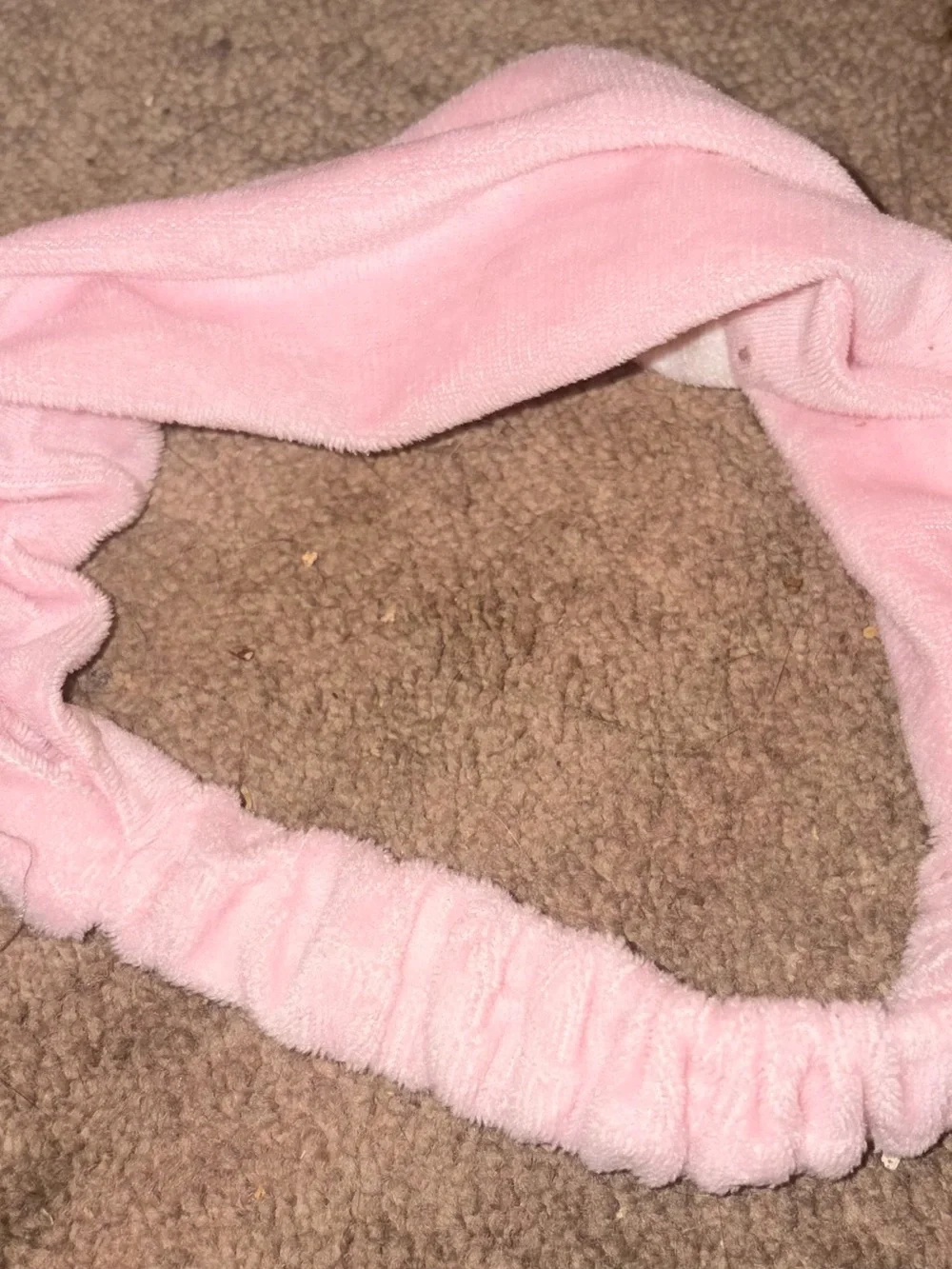 Pink Soft Fabric Headband with Ear Detail
